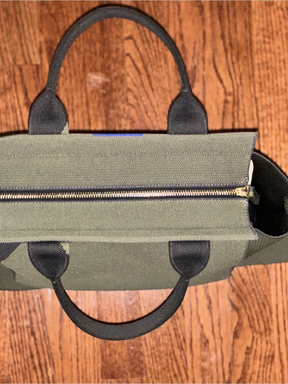 Rothy's Sage Green Canvas Satchel (Retired Bag and Color)